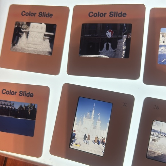 Photographic slides from Quebec Canada Snow sculptures mainly 1995 - Picture 9 of 14